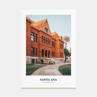 Santa Ana Portrait Color Poster