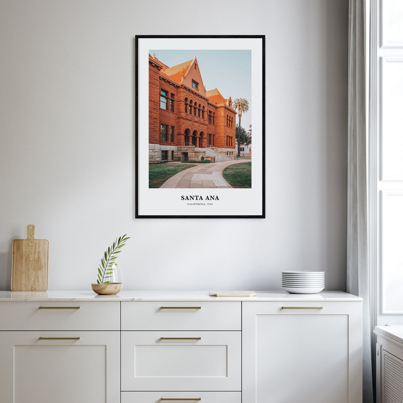Santa Ana Portrait Color Poster