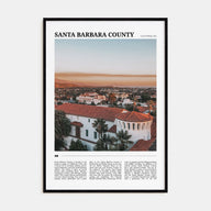Santa Barbara County Travel Color Poster