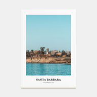 Santa Barbara Portrait Color No 2 Poster