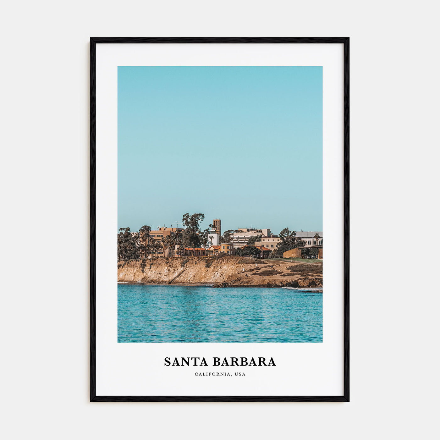 Santa Barbara Portrait Color No 2 Poster