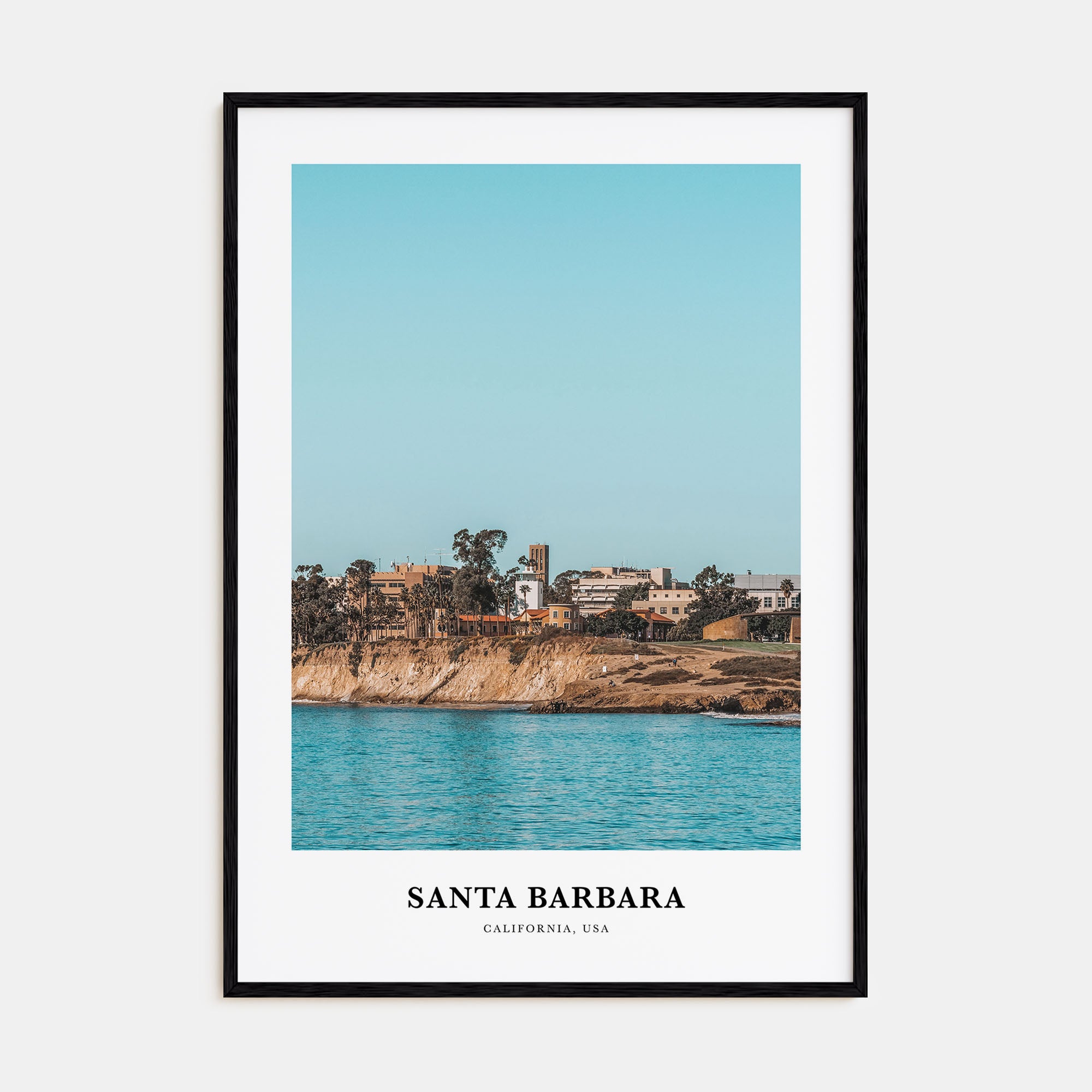 Santa Barbara Portrait Color No 2 Poster