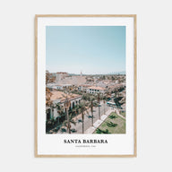 Santa Barbara Portrait Color No 3 Poster