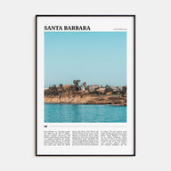 Santa Barbara Travel Color No 2 Poster