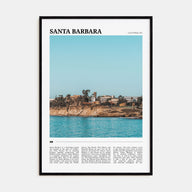 Santa Barbara Travel Color No 2 Poster