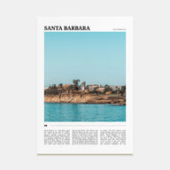 Santa Barbara Travel Color No 2 Poster