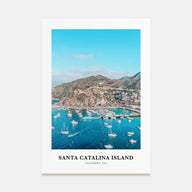 Santa Catalina Island Portrait Color Poster