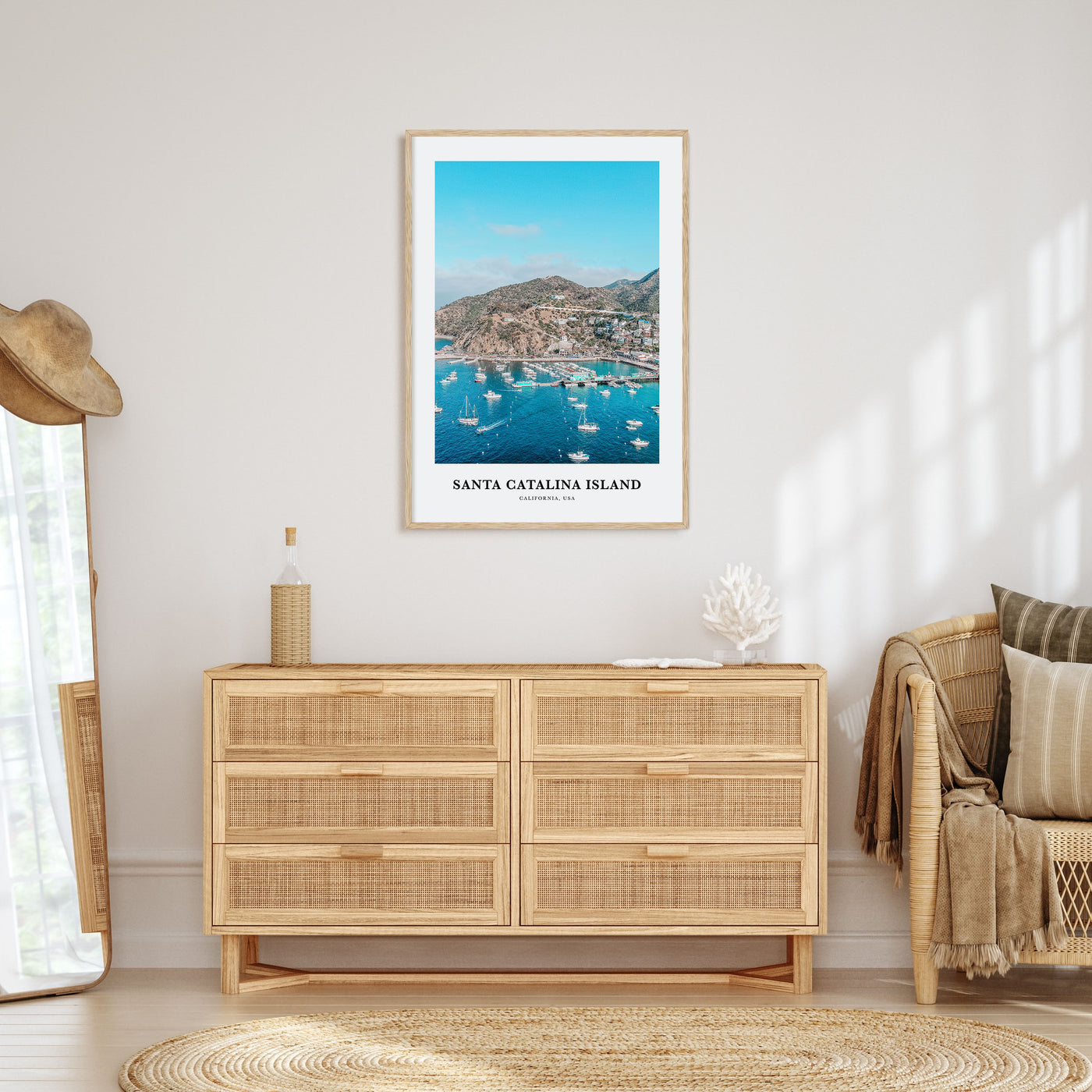 Santa Catalina Island Portrait Color Poster