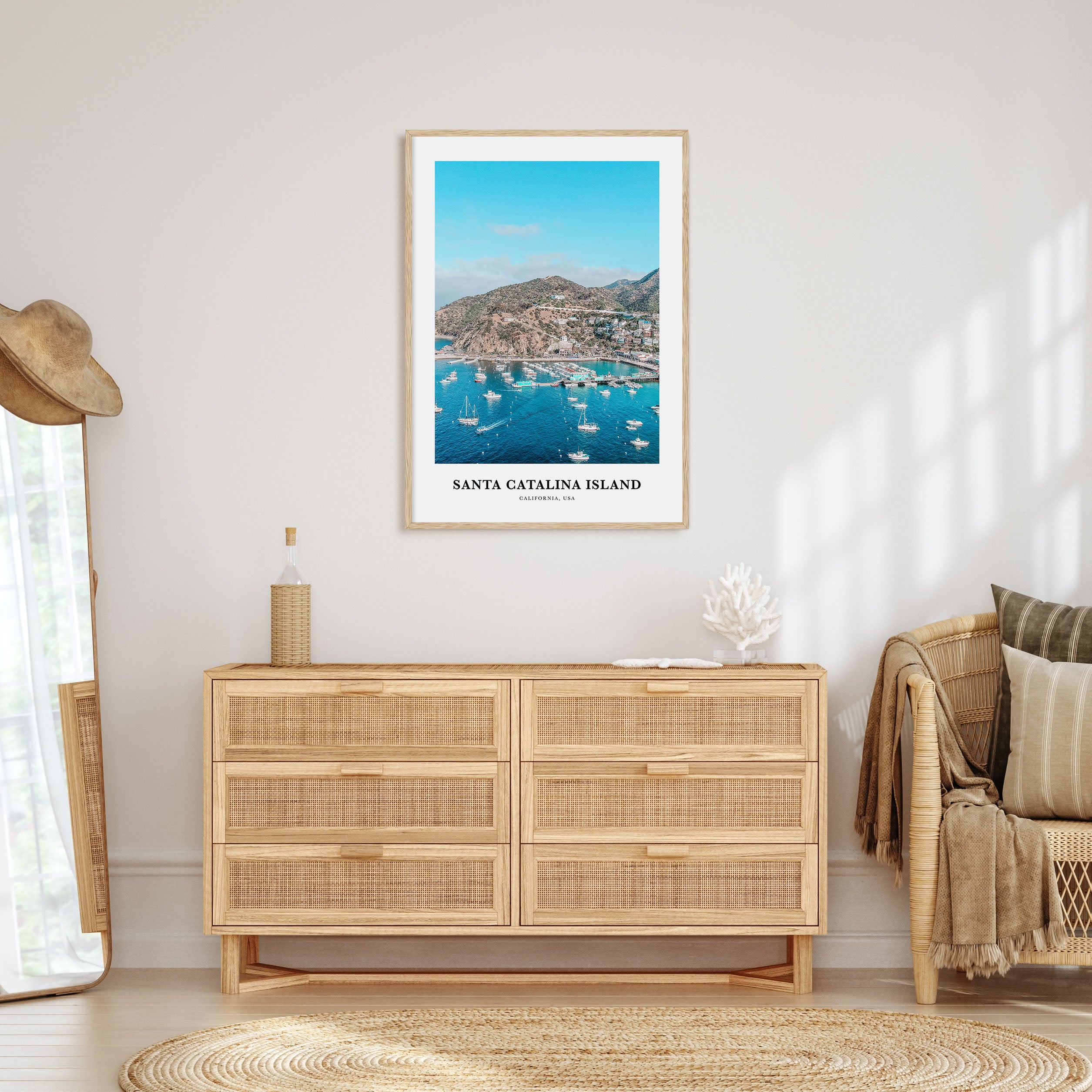 Santa Catalina Island Portrait Color Poster