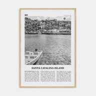 Santa Catalina Island Travel B&W No 1 Poster