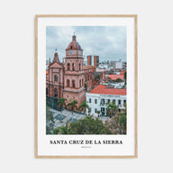Santa Cruz de la Sierra Portrait Color Poster