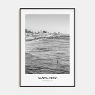 Santa Cruz Portrait B&W No 2 Poster