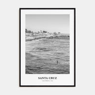 Santa Cruz Portrait B&W No 2 Poster