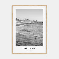 Santa Cruz Portrait B&W No 2 Poster