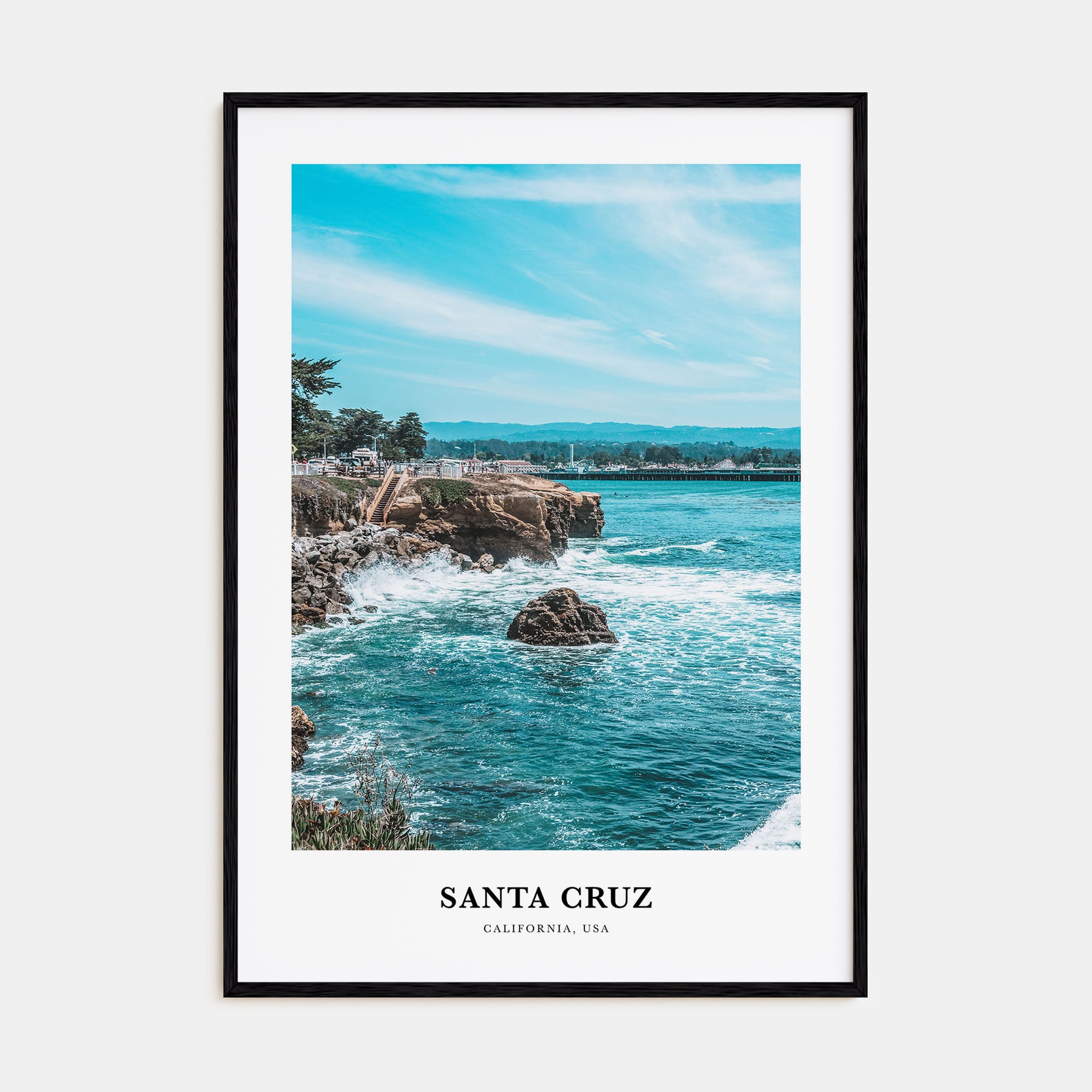 Santa Cruz Portrait Color No 2 Poster