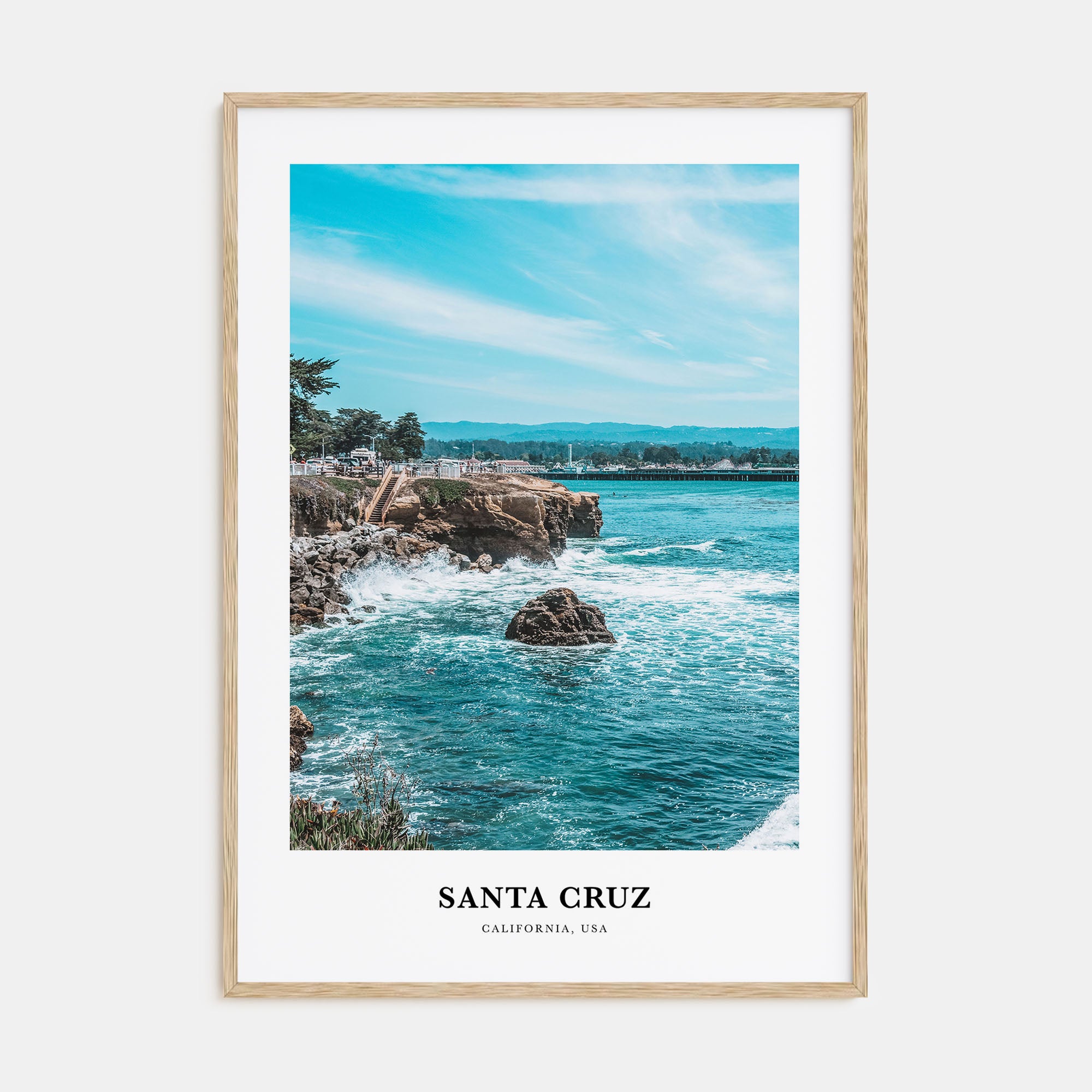 Santa Cruz Portrait Color No 2 Poster