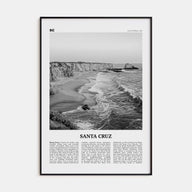 Santa Cruz Travel B&W No 1 Poster