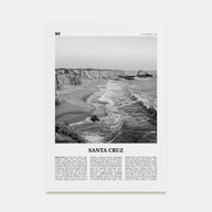 Santa Cruz Travel B&W No 1 Poster