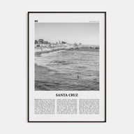 Santa Cruz Travel B&W No 2 Poster