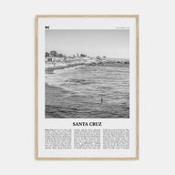 Santa Cruz Travel B&W No 2 Poster