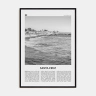 Santa Cruz Travel B&W No 2 Poster