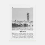 Santa Cruz Travel B&W No 3 Poster