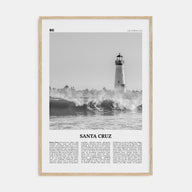 Santa Cruz Travel B&W No 3 Poster