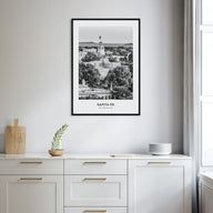 Santa Fe Portrait B&W Poster