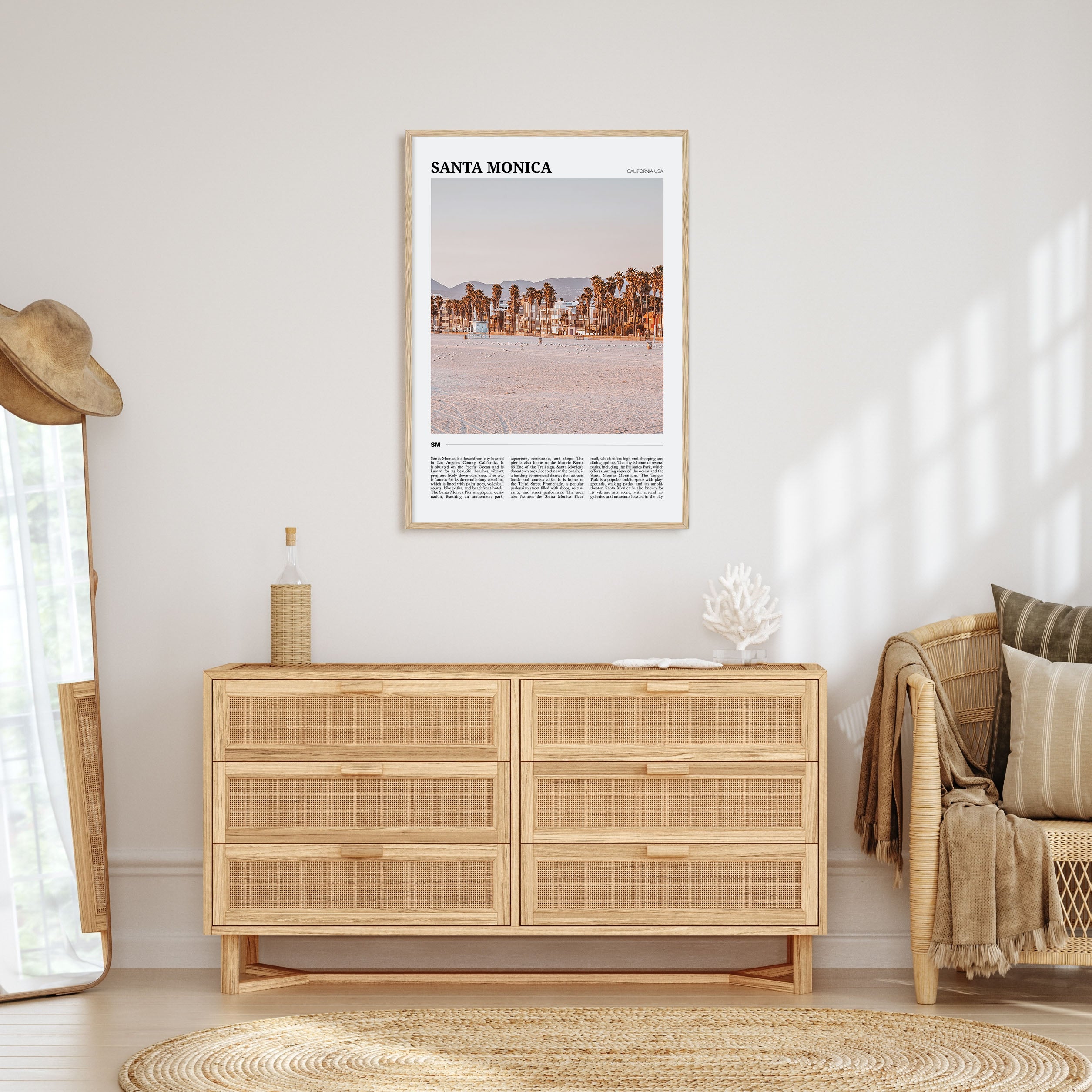 Santa Monica Travel Color No 1 Poster