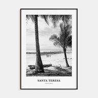 Santa Teresa Portrait B&W Poster