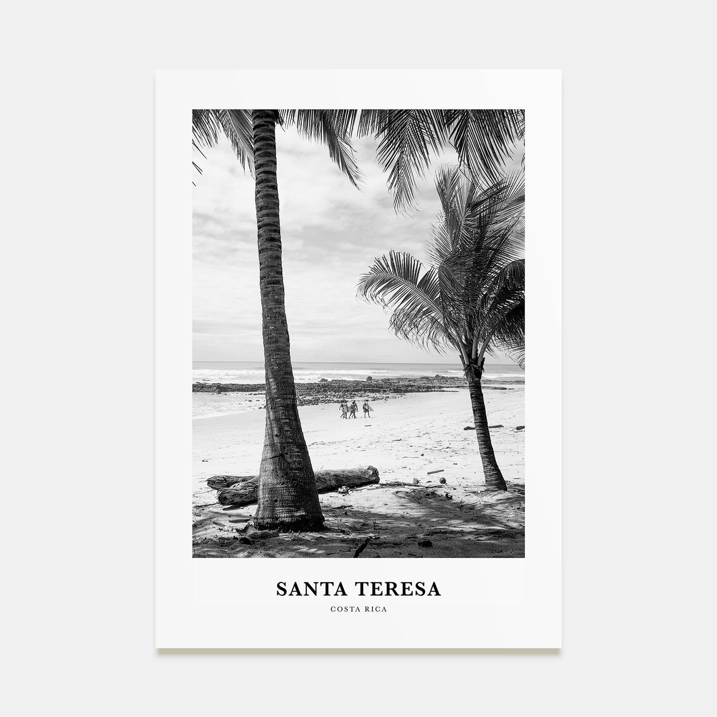 Santa Teresa Portrait B&W Poster