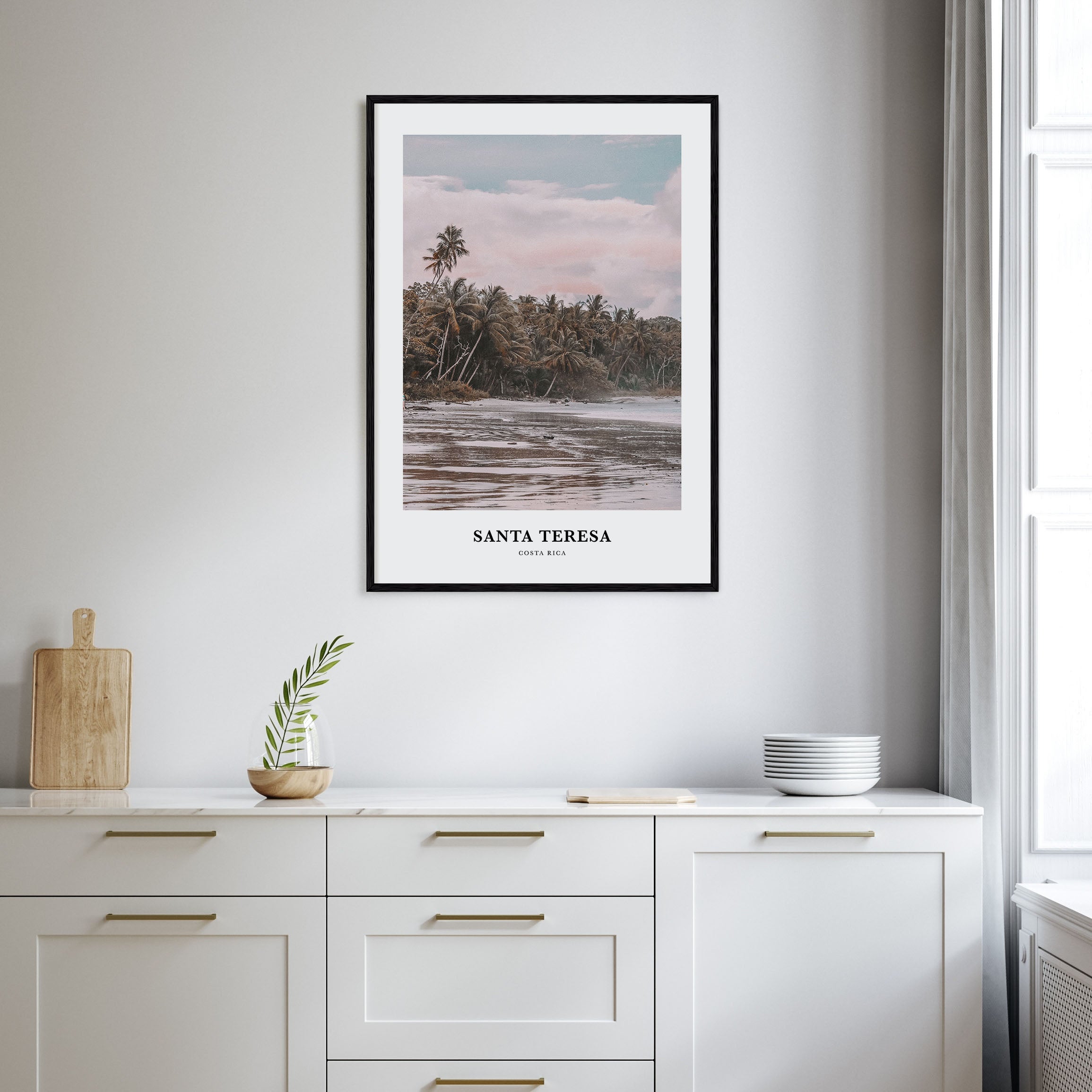 Santa Teresa Portrait Color Poster