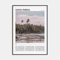 Santa Teresa Travel Color Poster