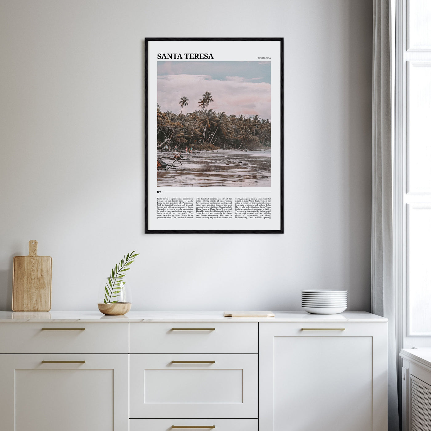 Santa Teresa Travel Color Poster