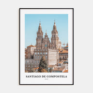 Santiago de Compostela Portrait Color Poster