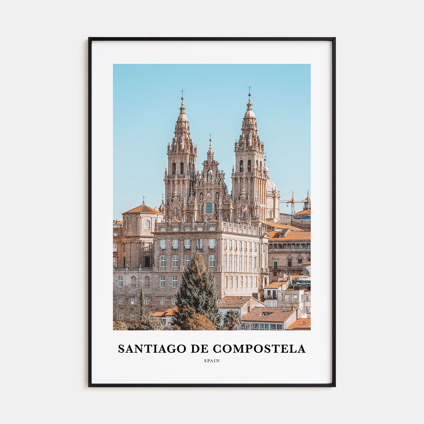 Santiago de Compostela Portrait Color Poster