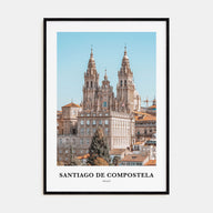 Santiago de Compostela Portrait Color Poster