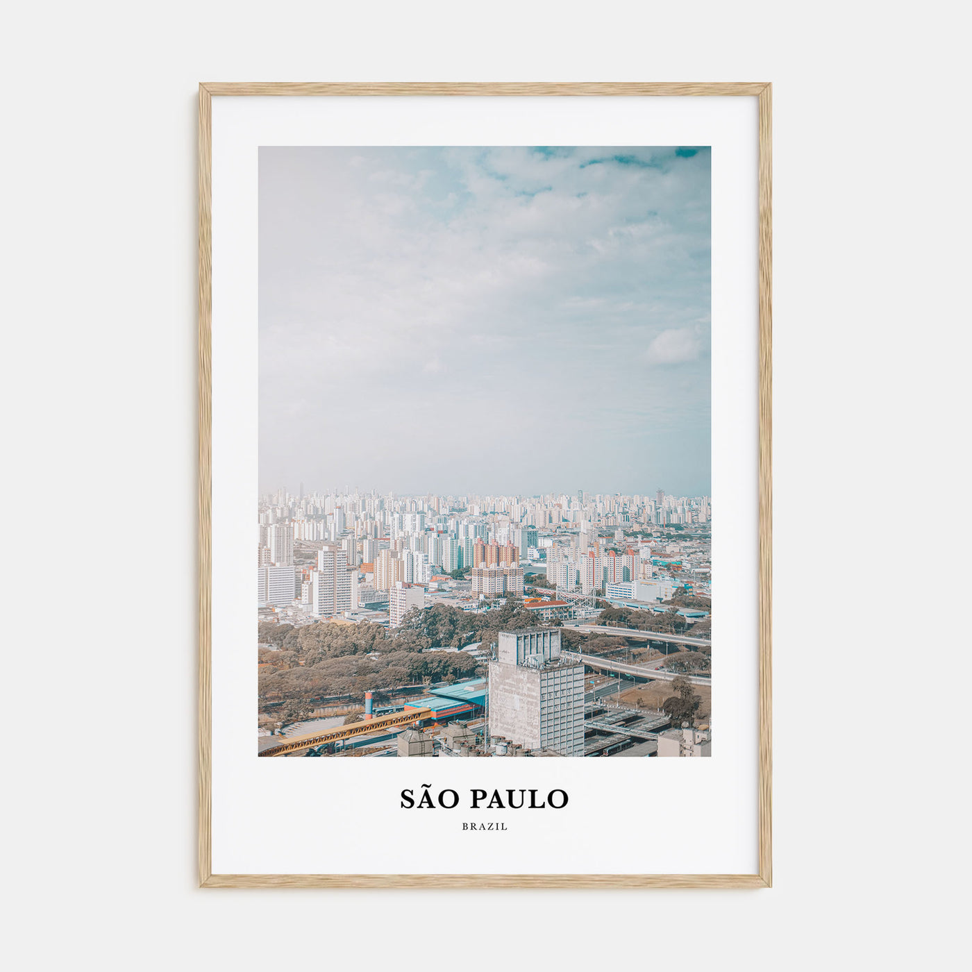 São Paulo Portrait Color No 1 Poster