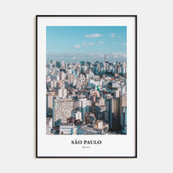 São Paulo Portrait Color No 2 Poster