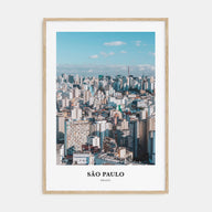 São Paulo Portrait Color No 2 Poster