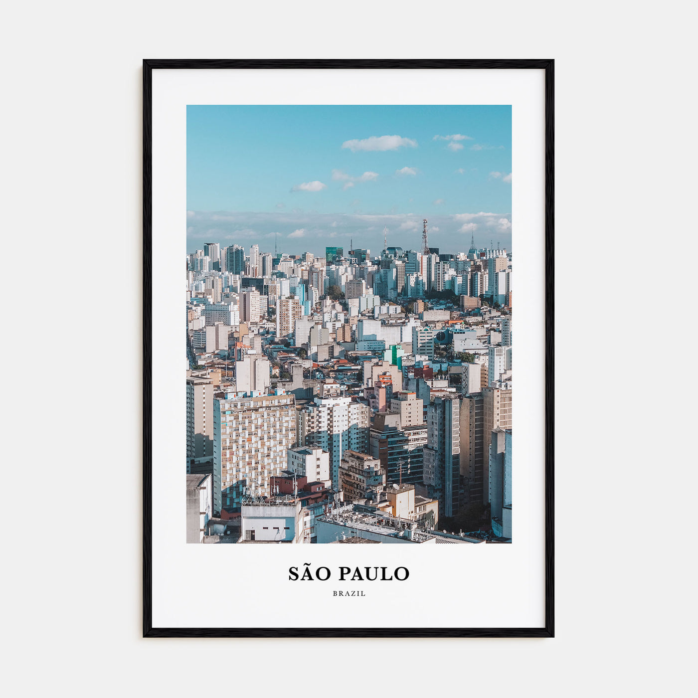 São Paulo Portrait Color No 2 Poster
