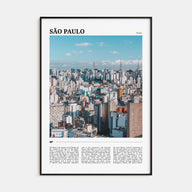 São Paulo Travel Color No 2 Poster