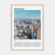 São Paulo Travel Color No 2 Poster