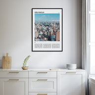 São Paulo Travel Color No 2 Poster
