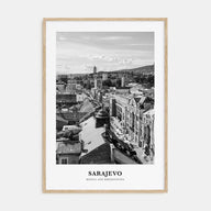 Sarajevo Portrait B&W Poster