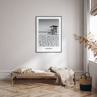 Sarasota Portrait B&W No 1 Poster
