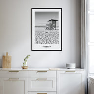 Sarasota Portrait B&W No 1 Poster