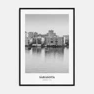 Sarasota Portrait B&W No 2 Poster