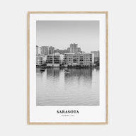 Sarasota Portrait B&W No 2 Poster