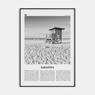 Sarasota Travel B&W No 1 Poster